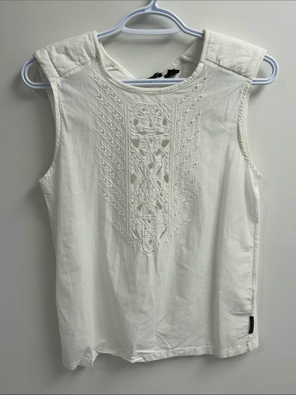 Scotch & Soda Eggshell Embroidered Sleeveless Camisole